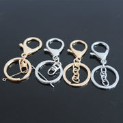 Factory direct lobster clasp three-piece DIY lobster clasp key ring