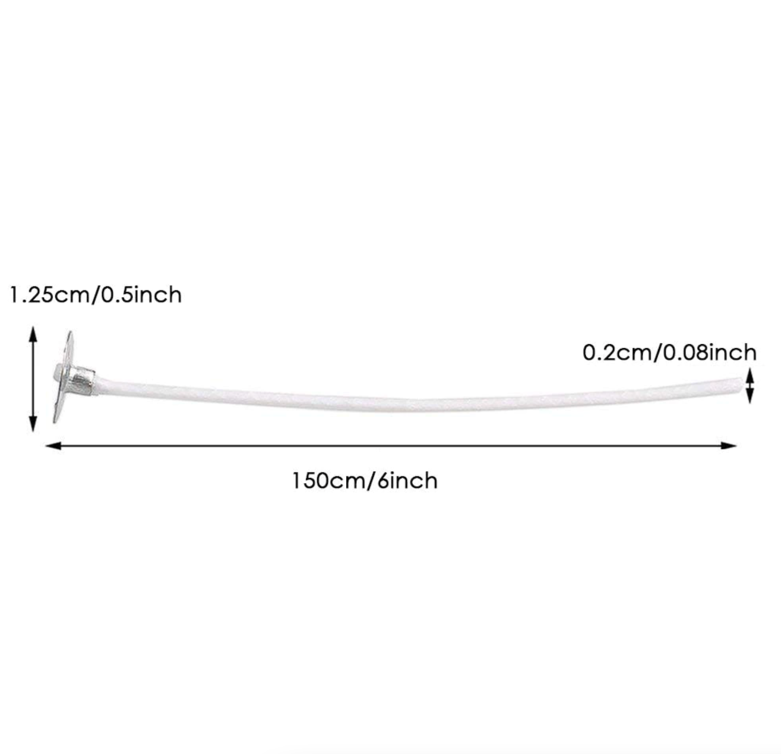 Candle Wicks 6 Inch Cotton Core Candle Making Supplies Pre Tabbed