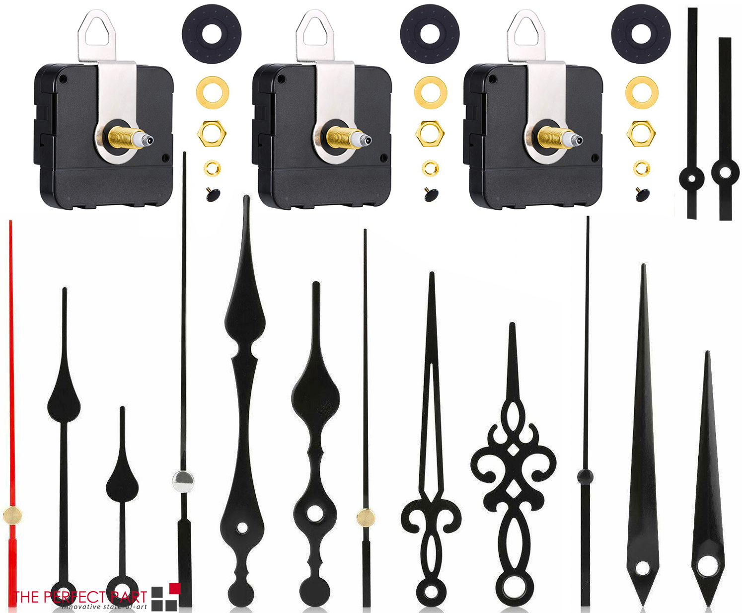 DIY Clock Movement Quartz Mechanism Wall Replacement Repair Tool Parts