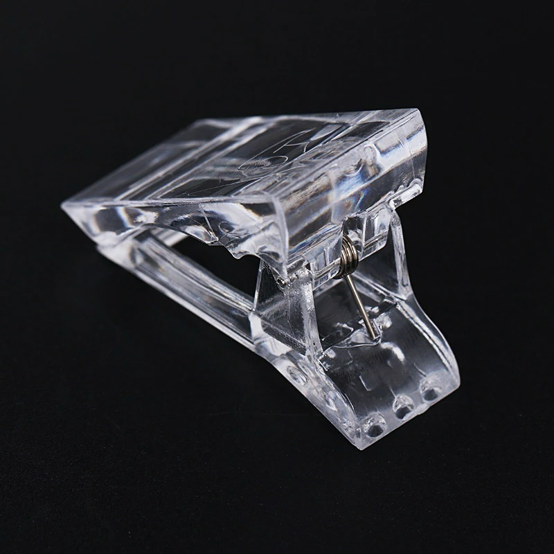 10 PCS Nail Tips Clip Quick Building Poly Builder Gel DIY Extension