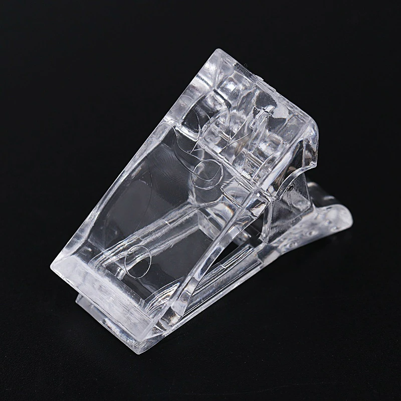 10 PCS Nail Tips Clip Quick Building Poly Builder Gel DIY Extension