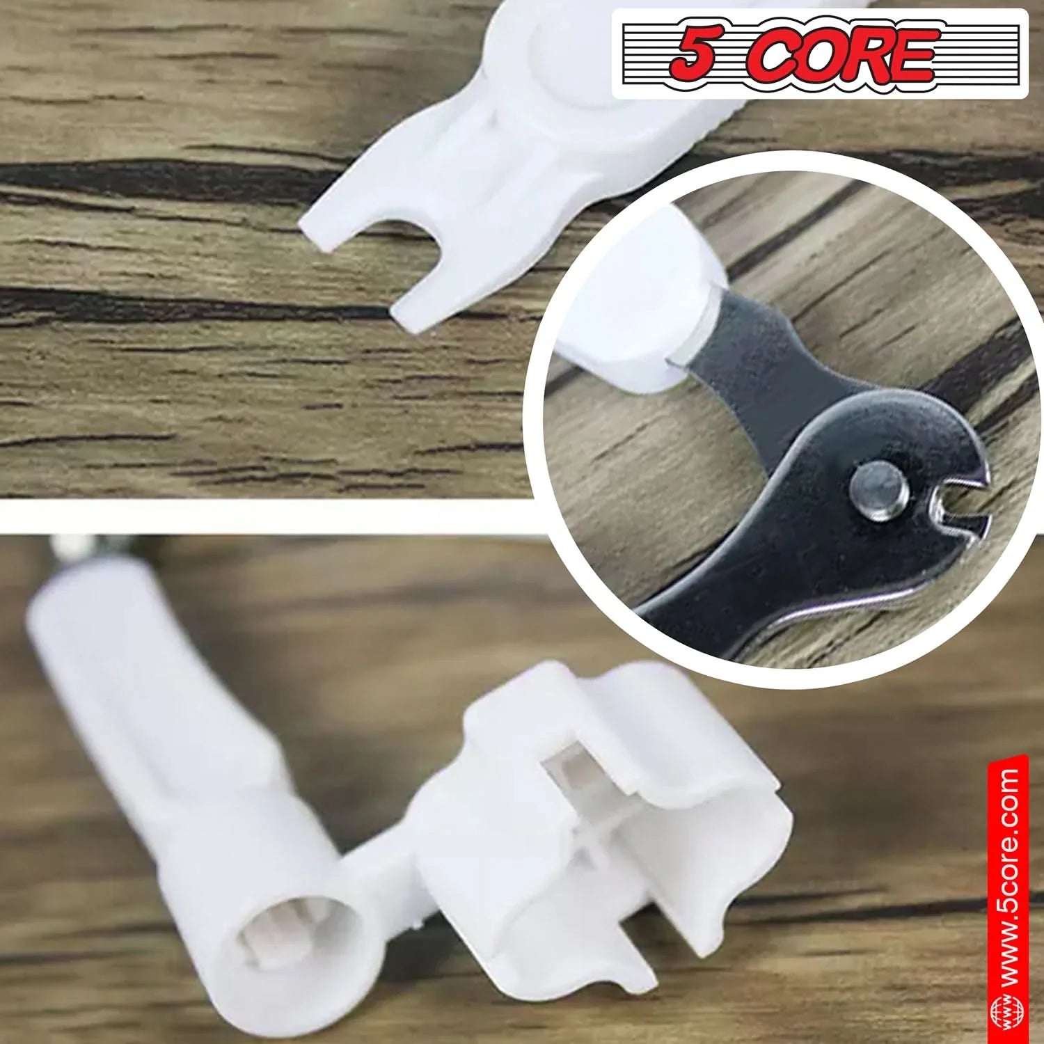 5Core Guitar String Winder Cutter Bridge Pin Remover 3In1 Acoustic