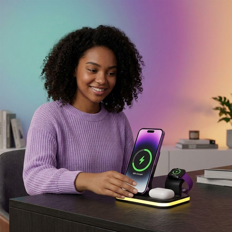 Mobile Phone Wireless Charger Multi-function Universal Adapter