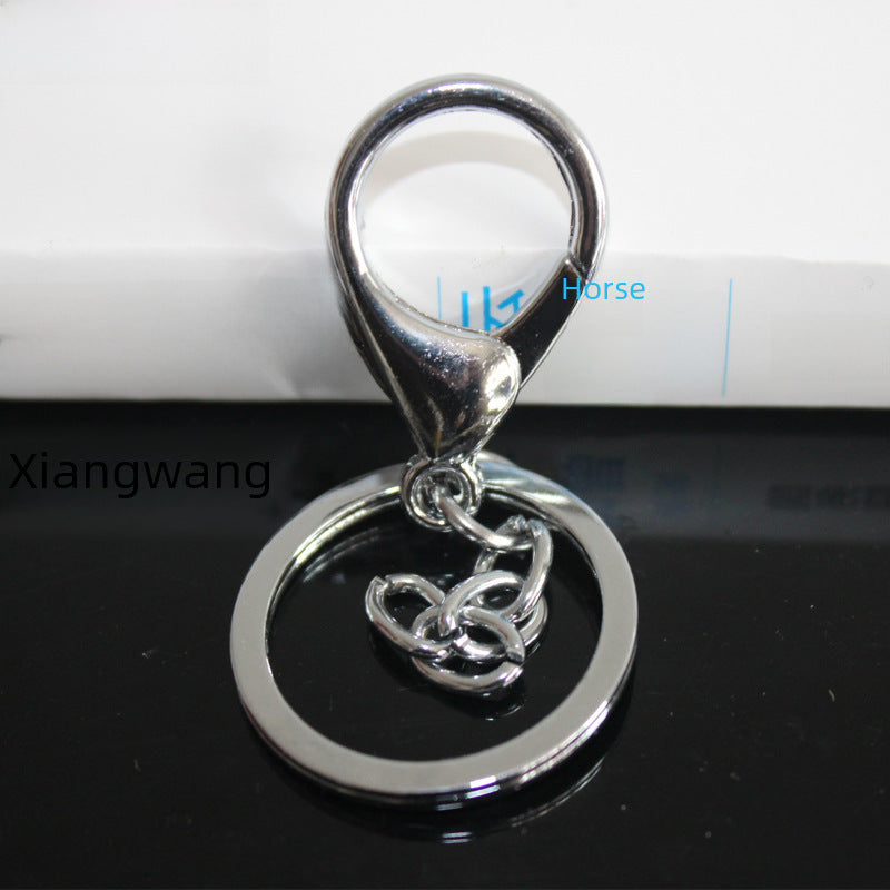 Factory direct lobster clasp three-piece DIY lobster clasp key ring