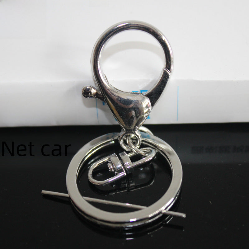 Factory direct lobster clasp three-piece DIY lobster clasp key ring