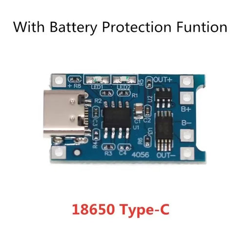 2/5PCS 5V 1A Micro/Type-c/Mini 18650 TP4056 Lithium Battery Charger