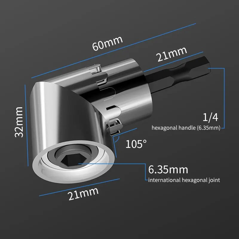 Tool Accessories Screwdriver Head 105 Degree Bend Device Electric