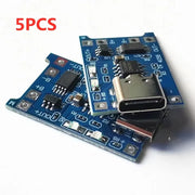 2/5PCS 5V 1A Micro/Type-c/Mini 18650 TP4056 Lithium Battery Charger