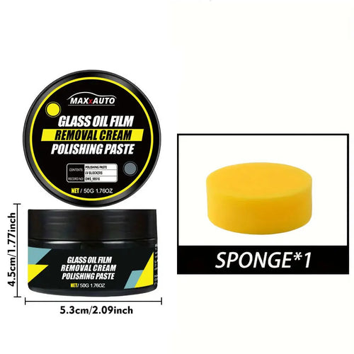 Car Glass Polis Oil Film Removal Paste Water Repellent Anti Rain for
