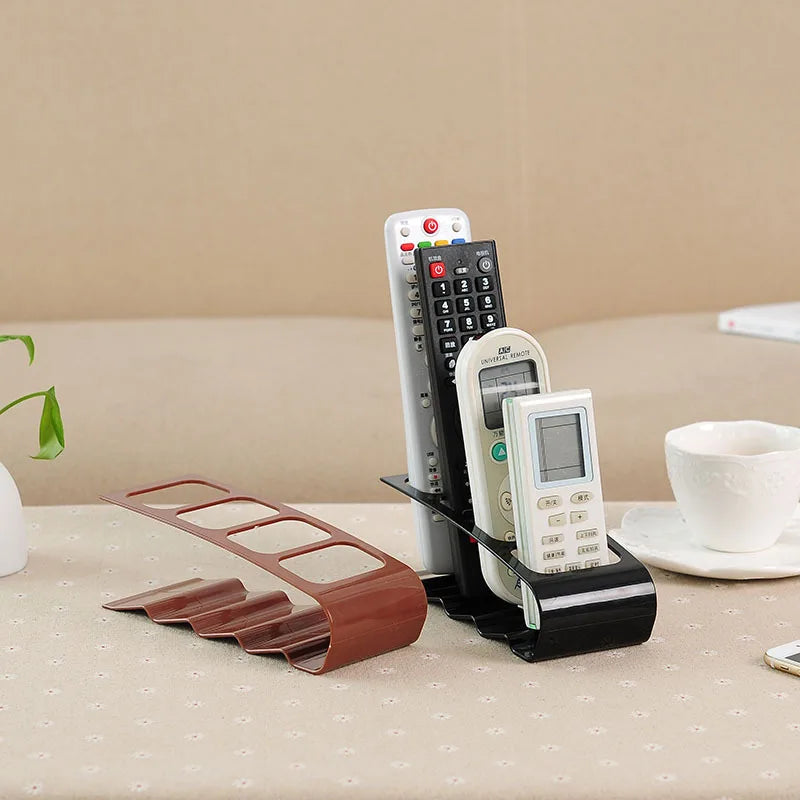 4 Compartment Remote Control Organizer Creative Desktop Storage Rack