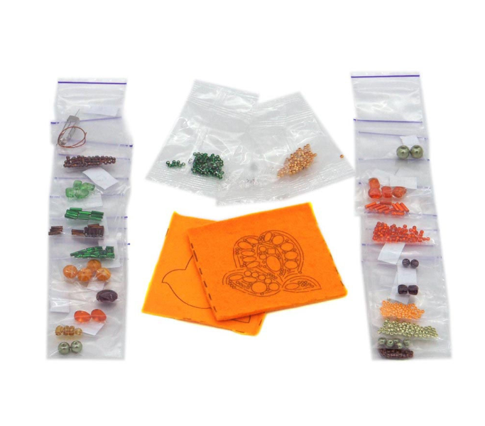 Apricot Crystal Art Brooch Kit by Charivna Mit BP-233C